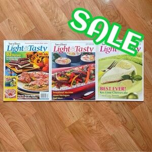 Taste Of Home’s Light & Tasty Cookbook Recipe Magazine 2004 2005 Lot of 3